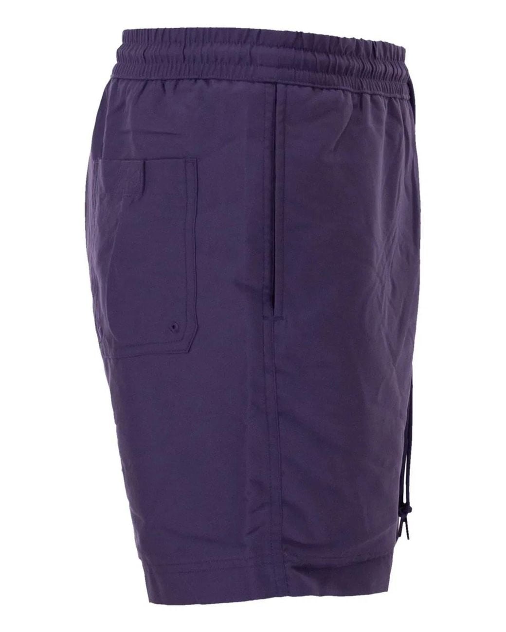 Carhartt Blue Beach Shorts With Logo