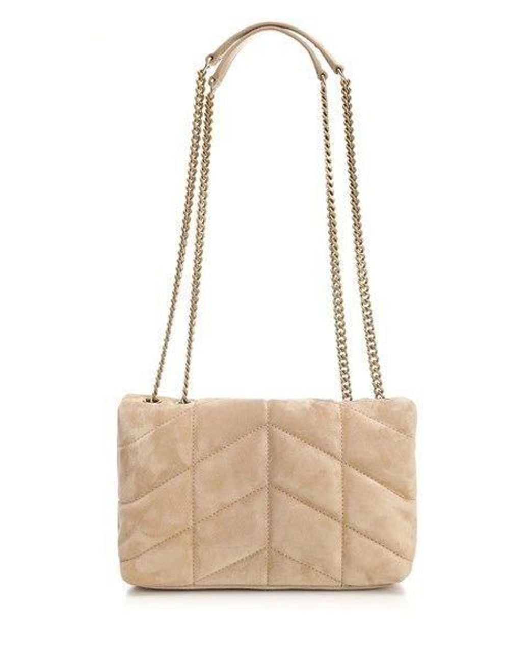 Saint Laurent Natural Puffer Toy Mini Bag