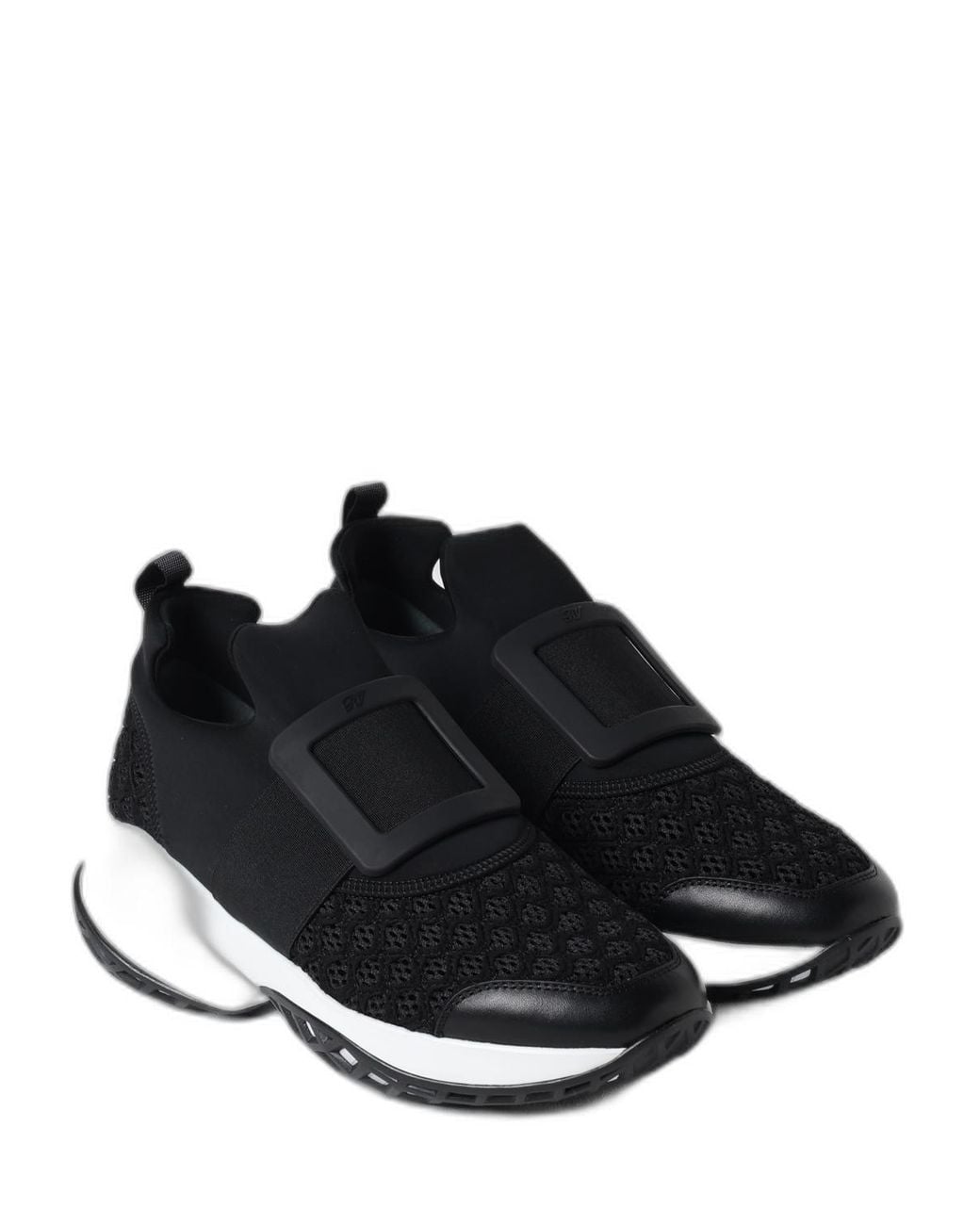 Roger Vivier Black Viv Run Sneakers