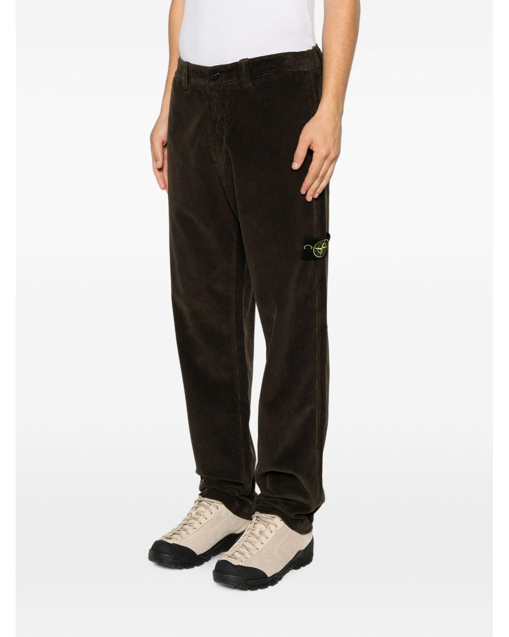 Stone Island Black Trousers for men