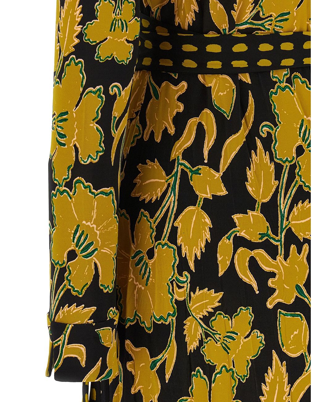 Diane von Furstenberg Yellow 'Tamara' Dress