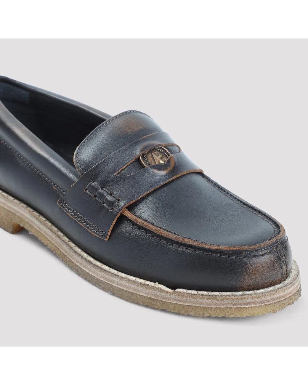 Golden Goose Deluxe Brand Blue Light Jarry Loafers