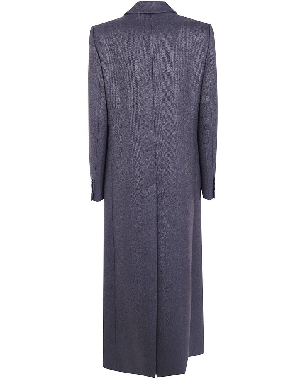 DR. HOPE Blue Singlebreasted Long Coat