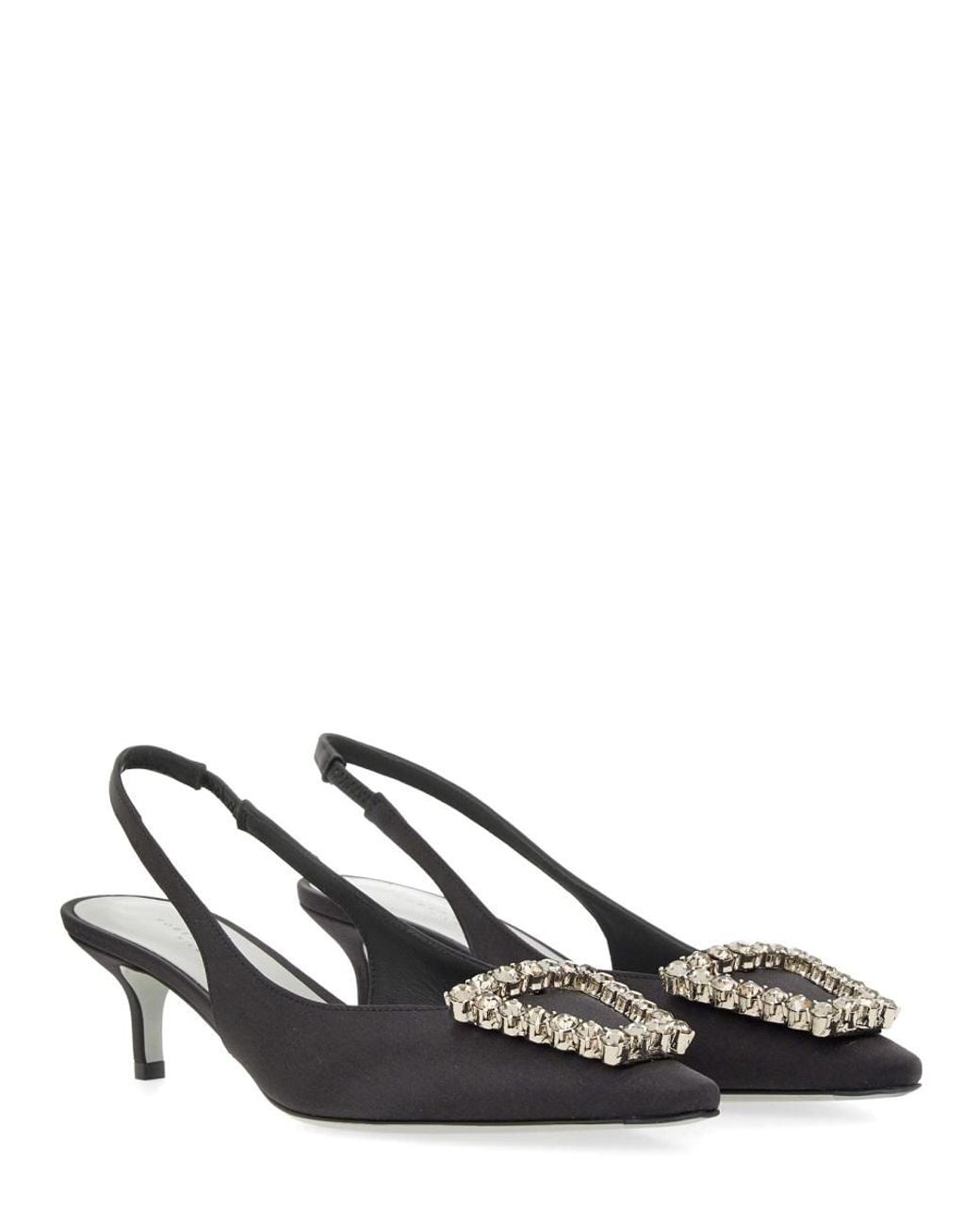 Roberto Festa Black Slingback "Futura"