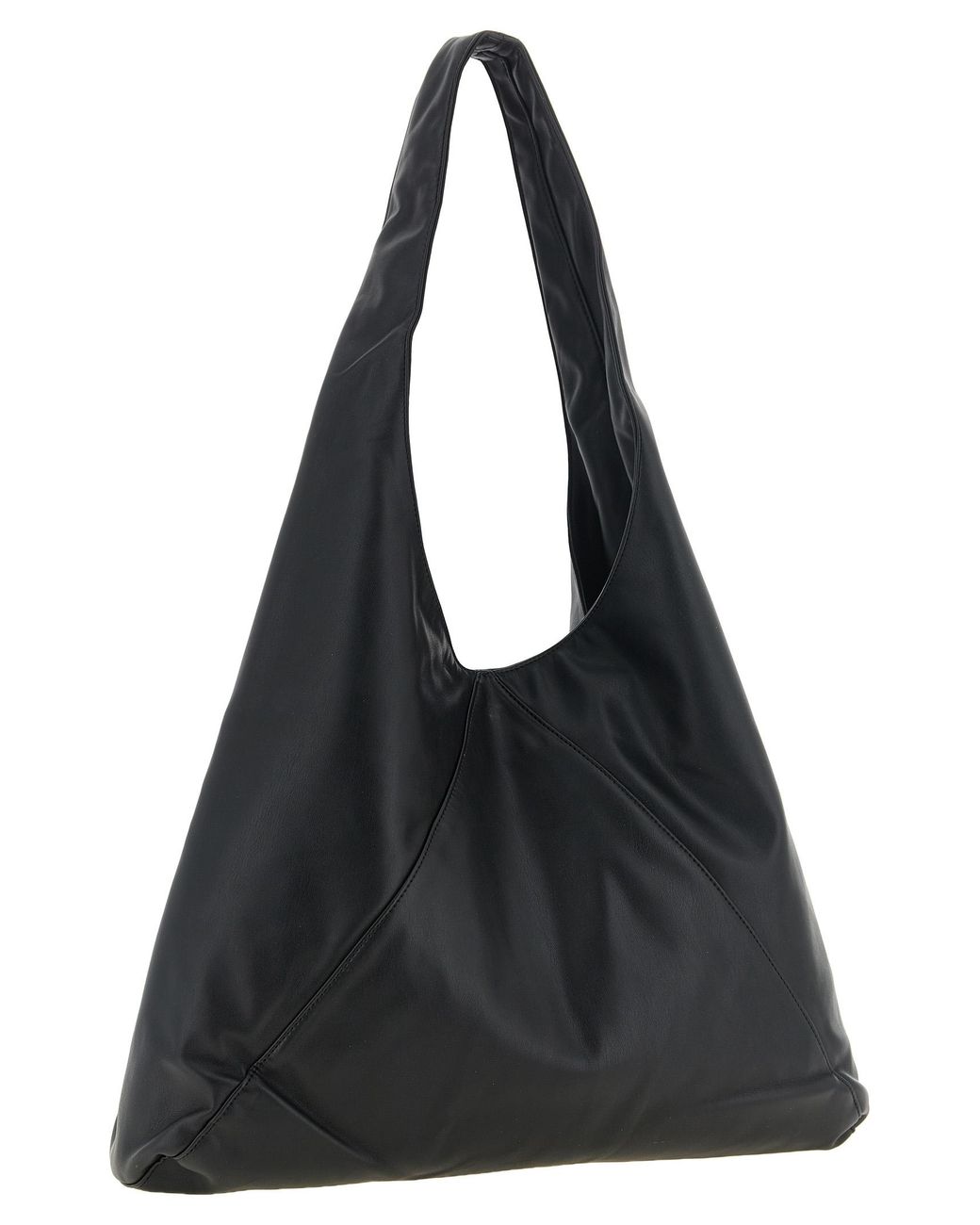 Maison Kitsuné Black 'Triangle' Shoulder Bag for men