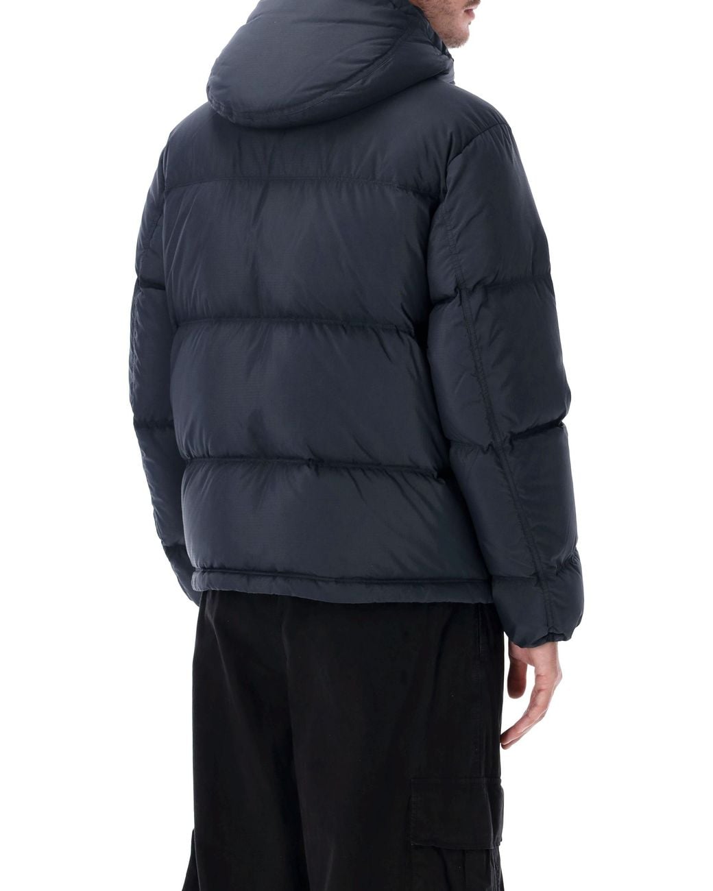 Stone Island Blue Matt Down Jacket for men