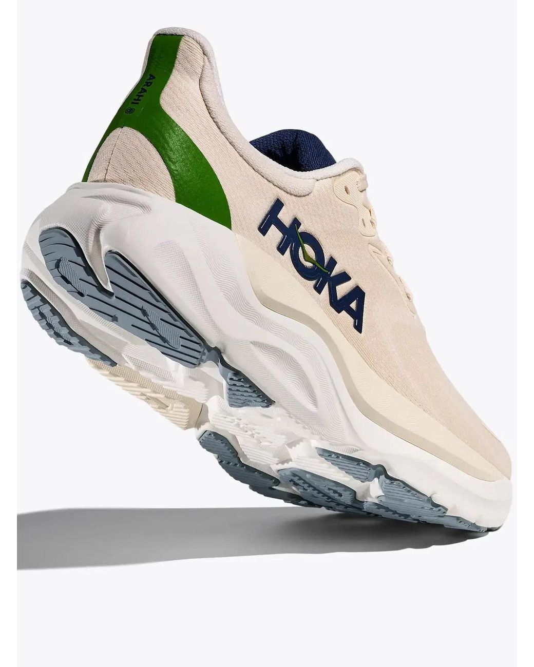 Hoka One One White Ahahi 8 Running Shoe for men