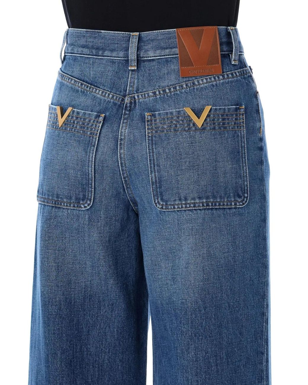 Valentino Blue 5 Pockets Cotton Denim Jeans