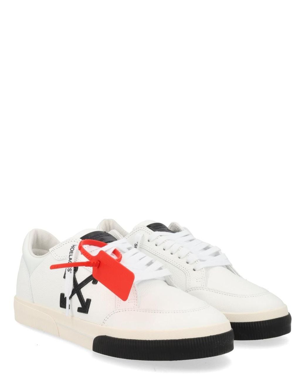 Off-White c/o Virgil Abloh White Vulcanized Low Sneakers for men