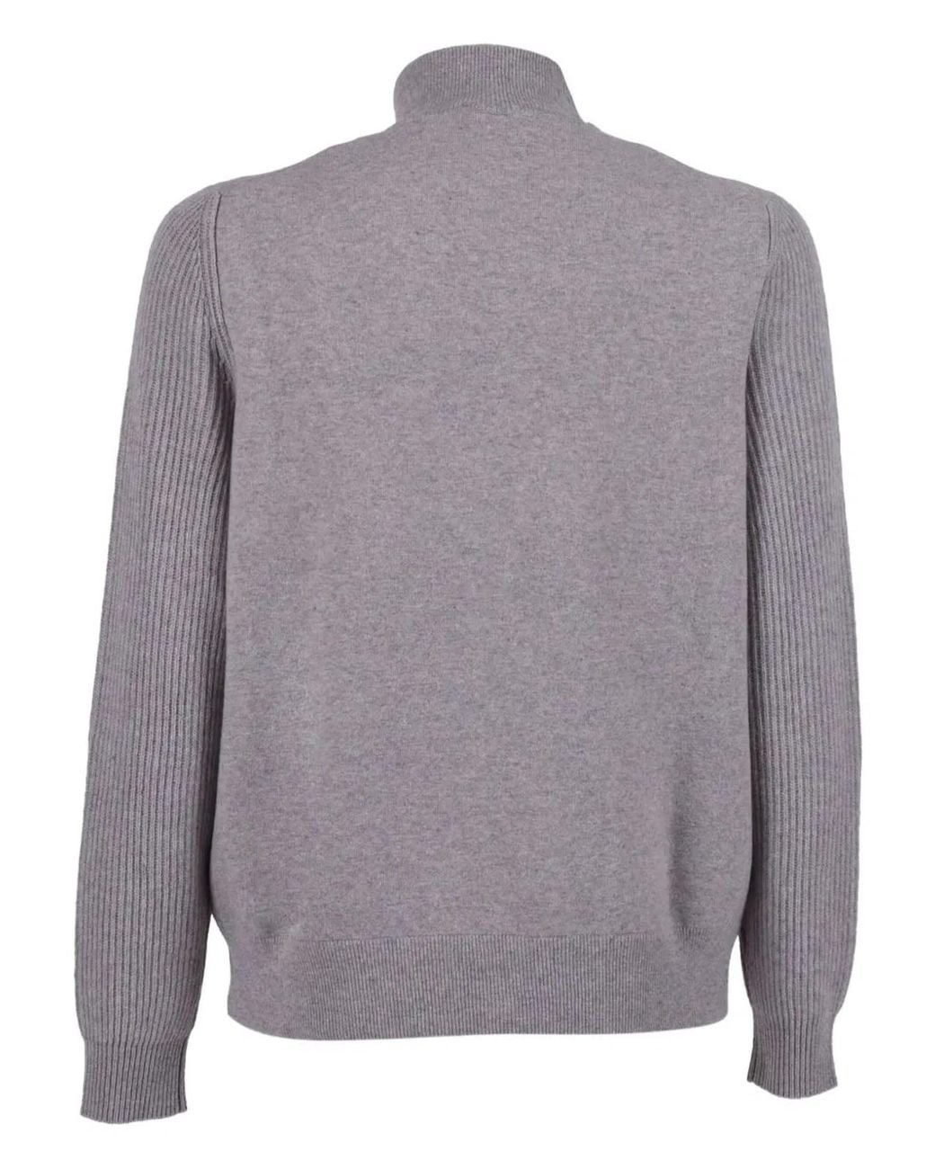 Lardini Gray Wool Polyamide Coat for men