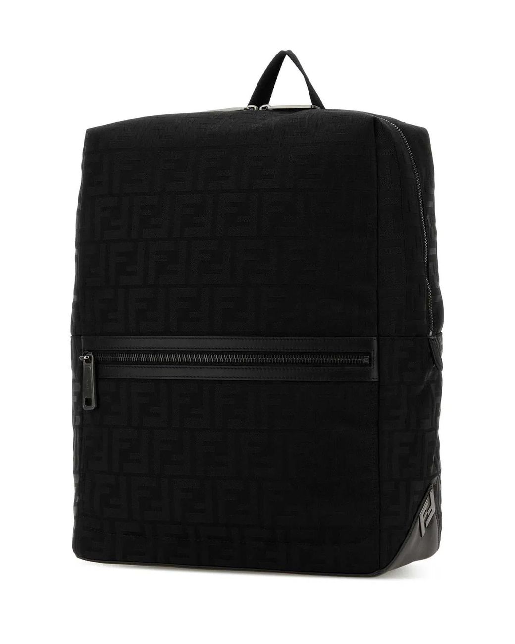 Fendi Black Canvas Lui Backpack for men