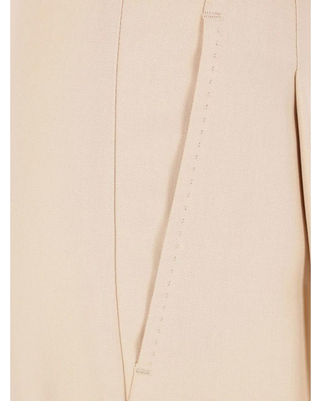 Max Mara Natural Cotone Trousers