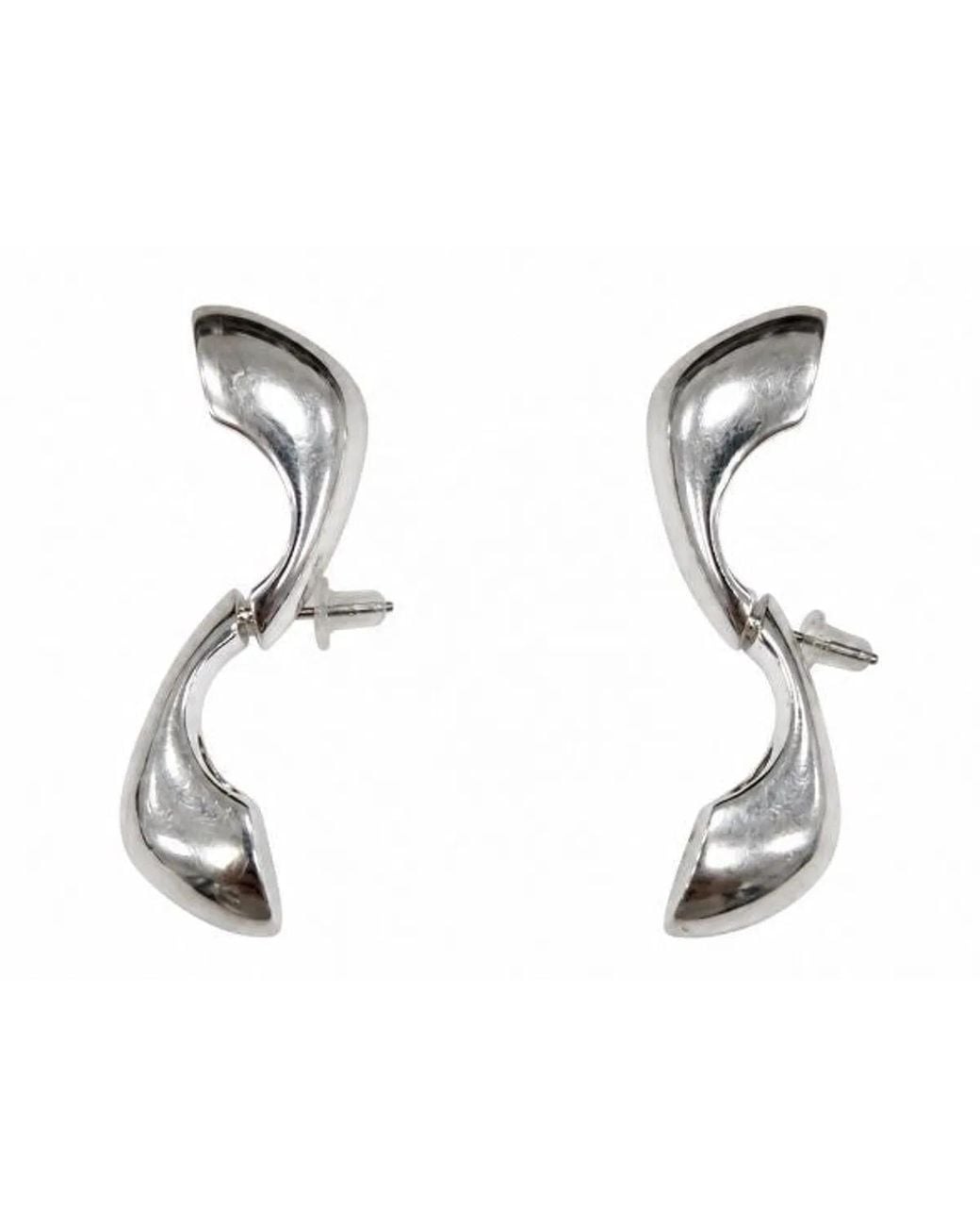 Soeur Black Polished Drop Engraved Bijoux