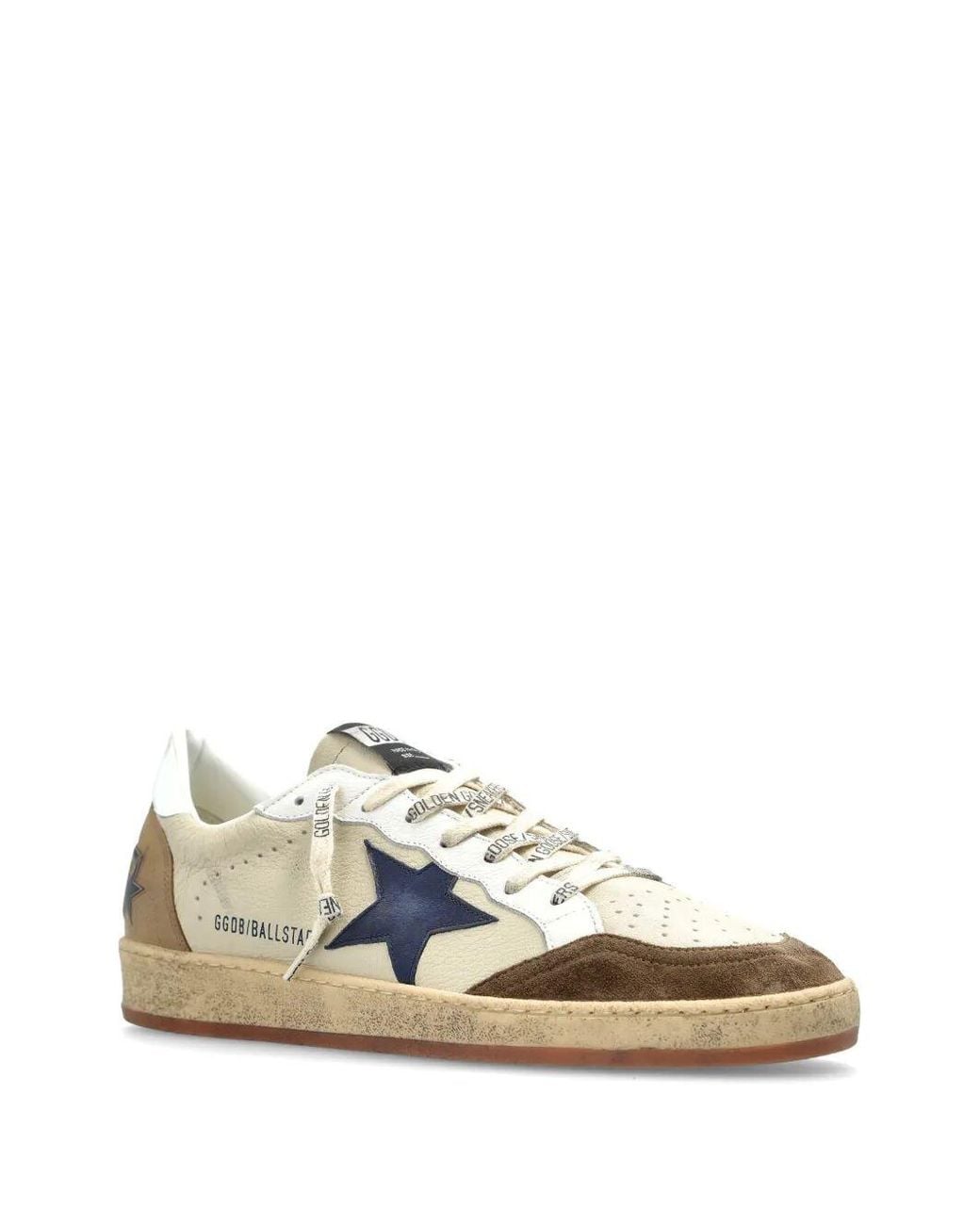 Golden Goose Deluxe Brand White Sneakers Ball Star for men