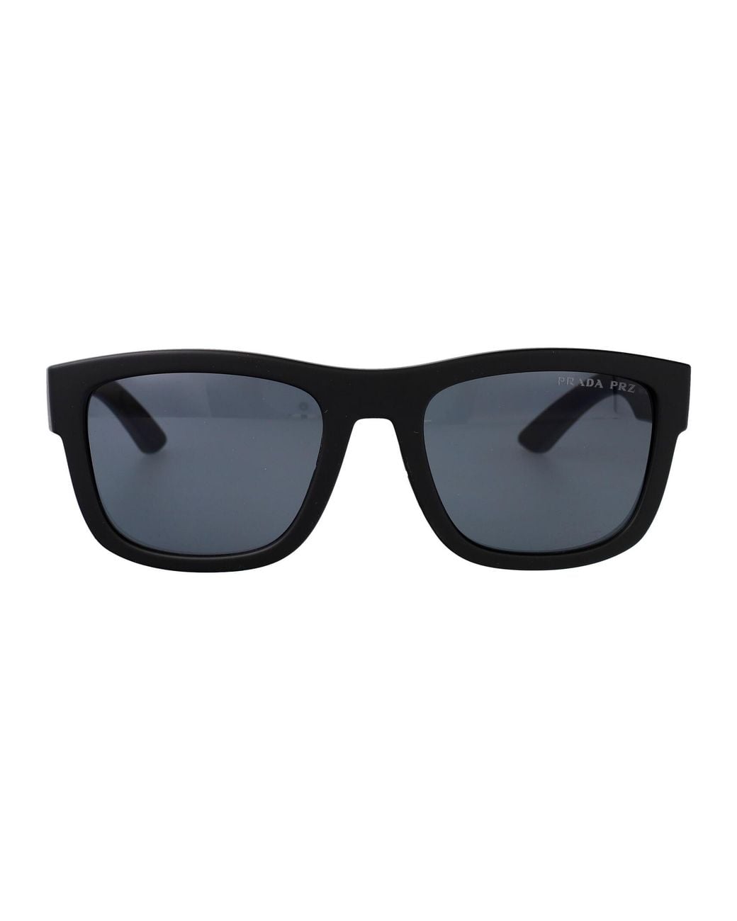 Prada Linea Rossa Blue Rubber Nylon Sunglasses for men