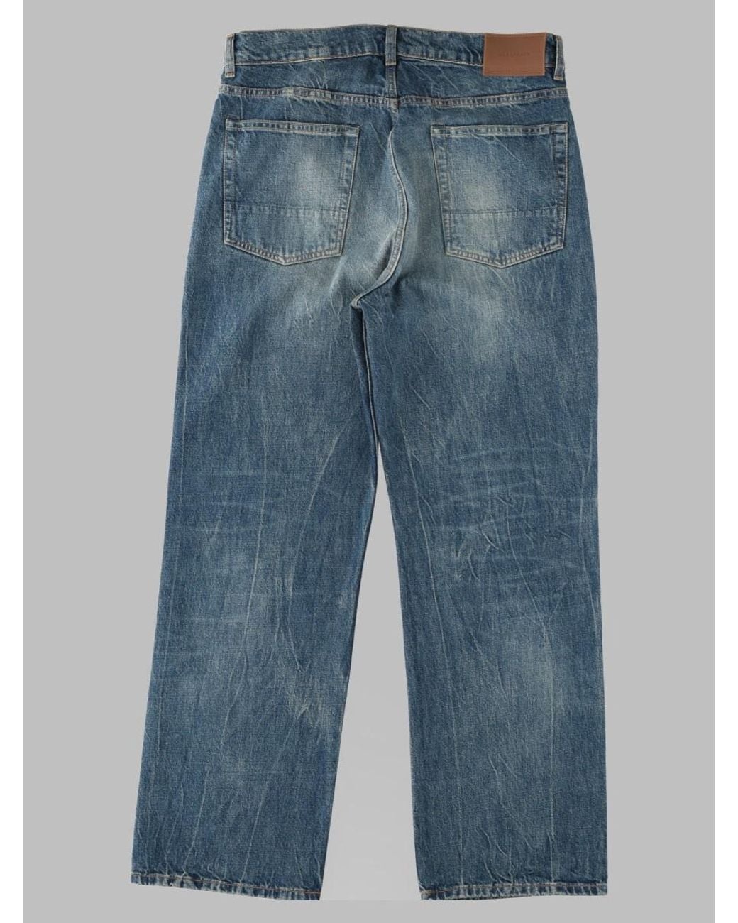 Our Legacy Blue Relaxed Straight Jeans for men