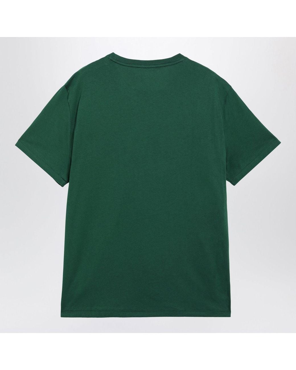 Polo Ralph Lauren Green Embroidered Cotton Tshirt for men