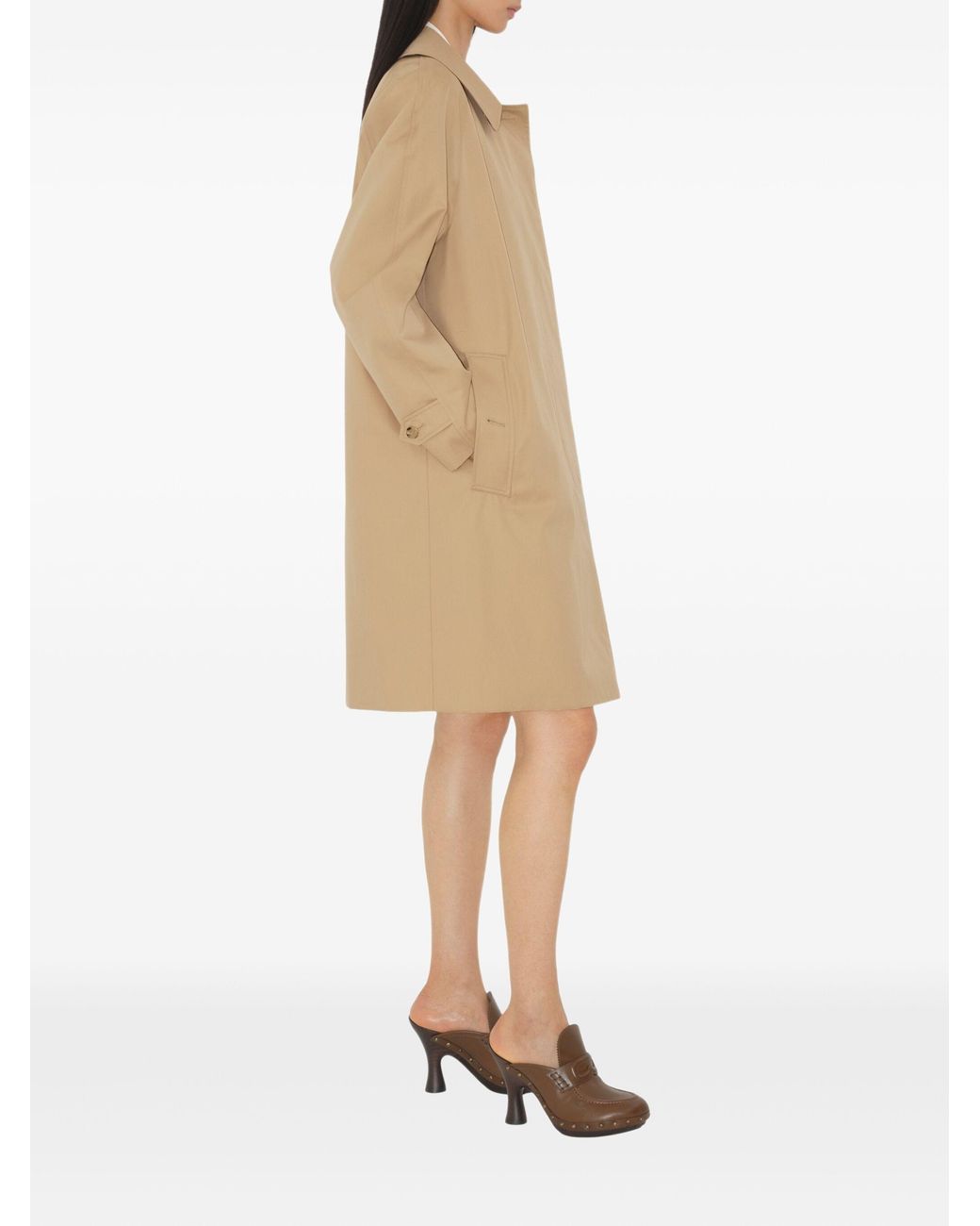 Burberry Natural Camden Heritage Button Coat