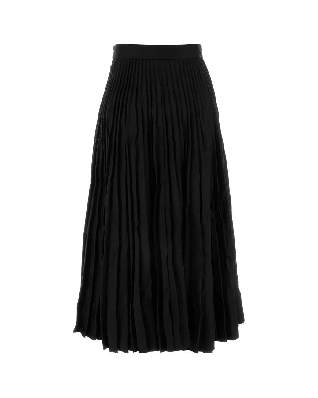 Balenciaga Black Wool Skirt