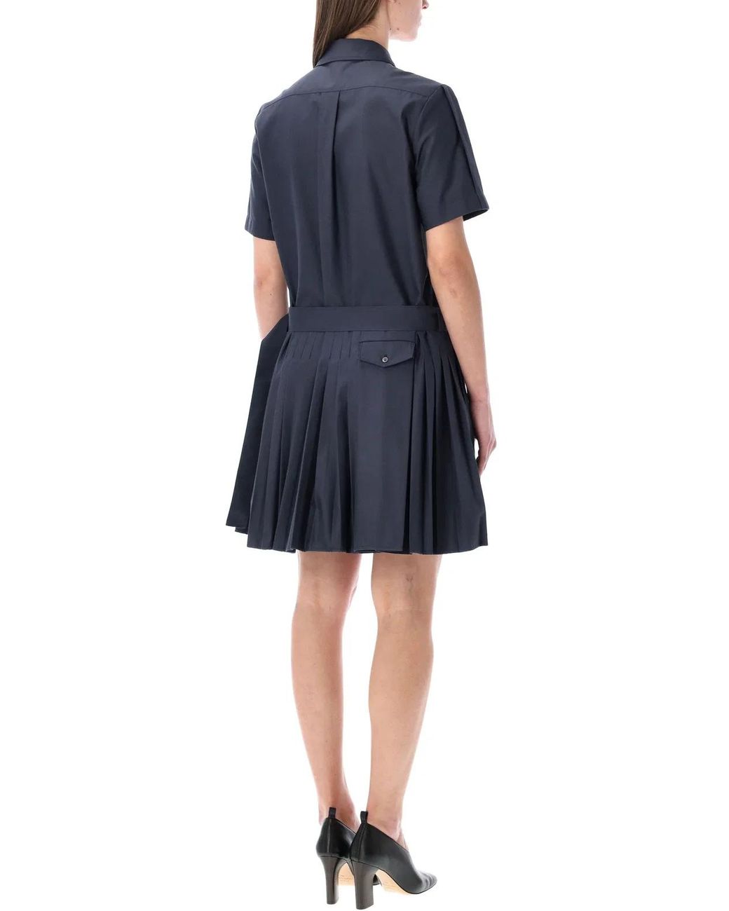 Loewe Blue Pleated Dress