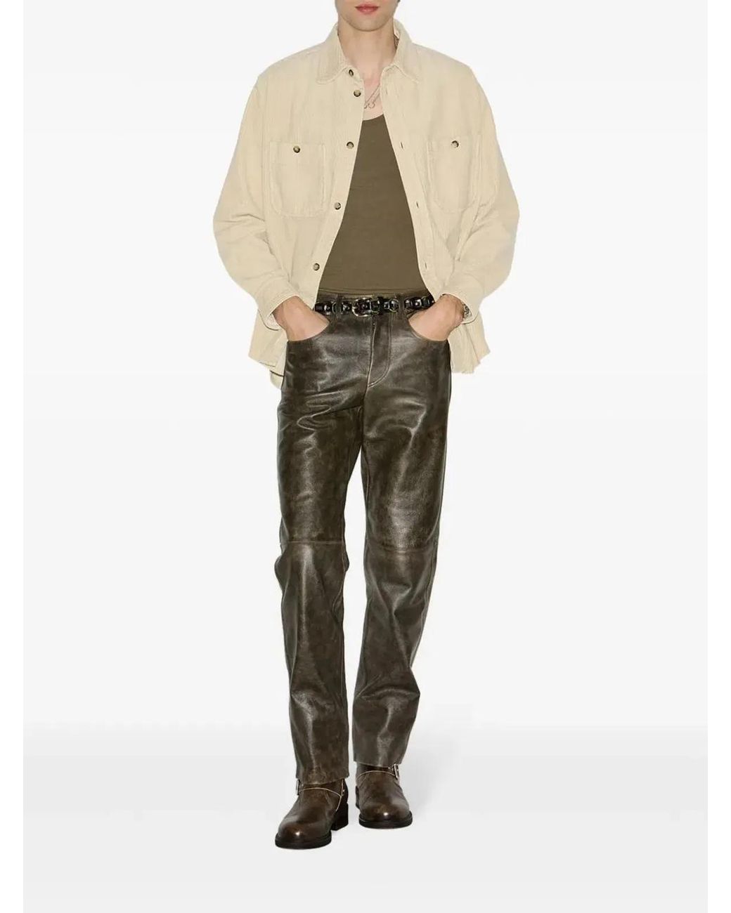 Isabel Marant Natural Nario Shirt for men