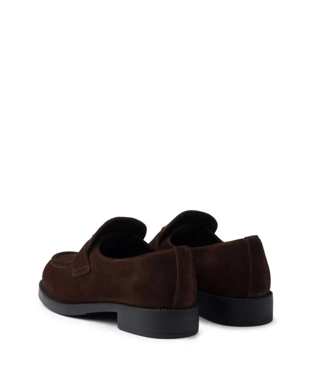 Prada Brown Loafer Leder