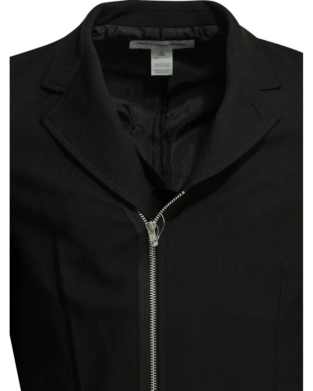 Comme des Garçons Black Woven Jacket for men