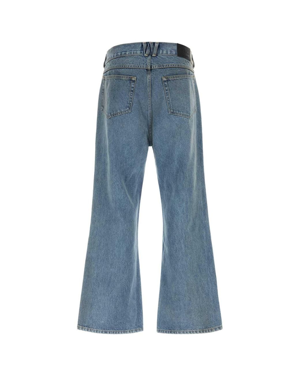 Willy Chavarria Blue Flared Denim Jean for men