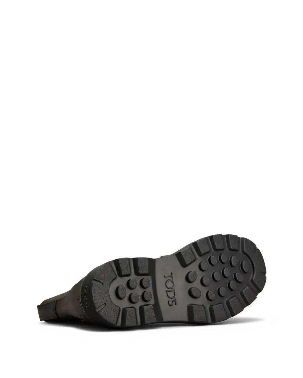 Tod's Black Leather Ankle Boots for men
