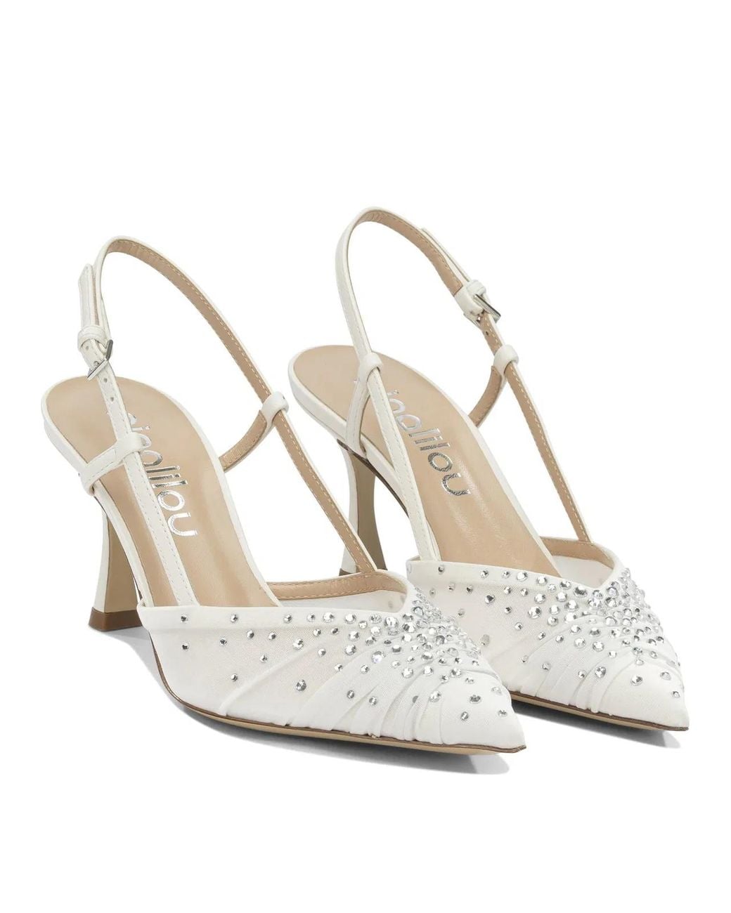 Ninalilou White Heeled Shoes