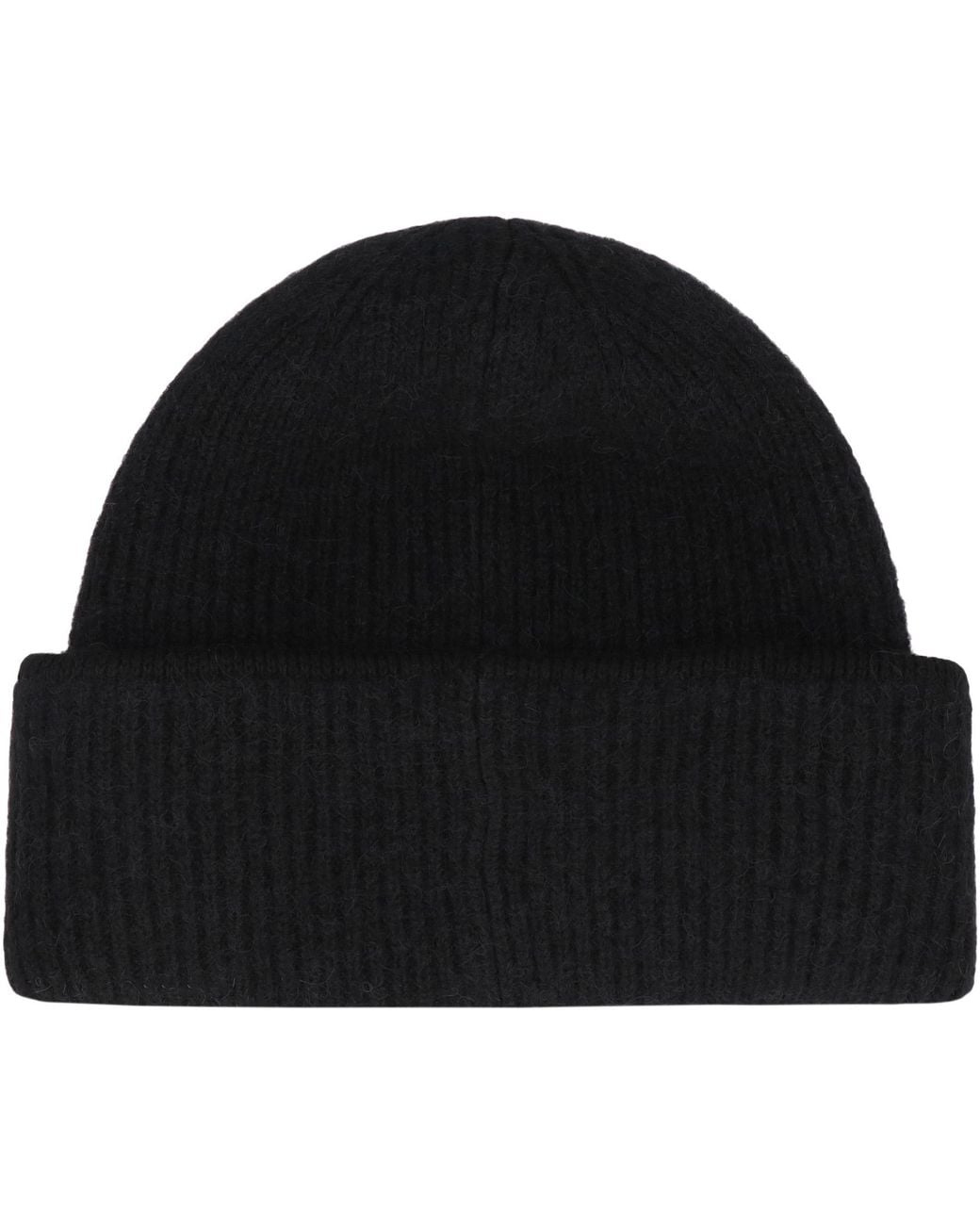 Jacquemus Black Gros Grain Knitted Beanie