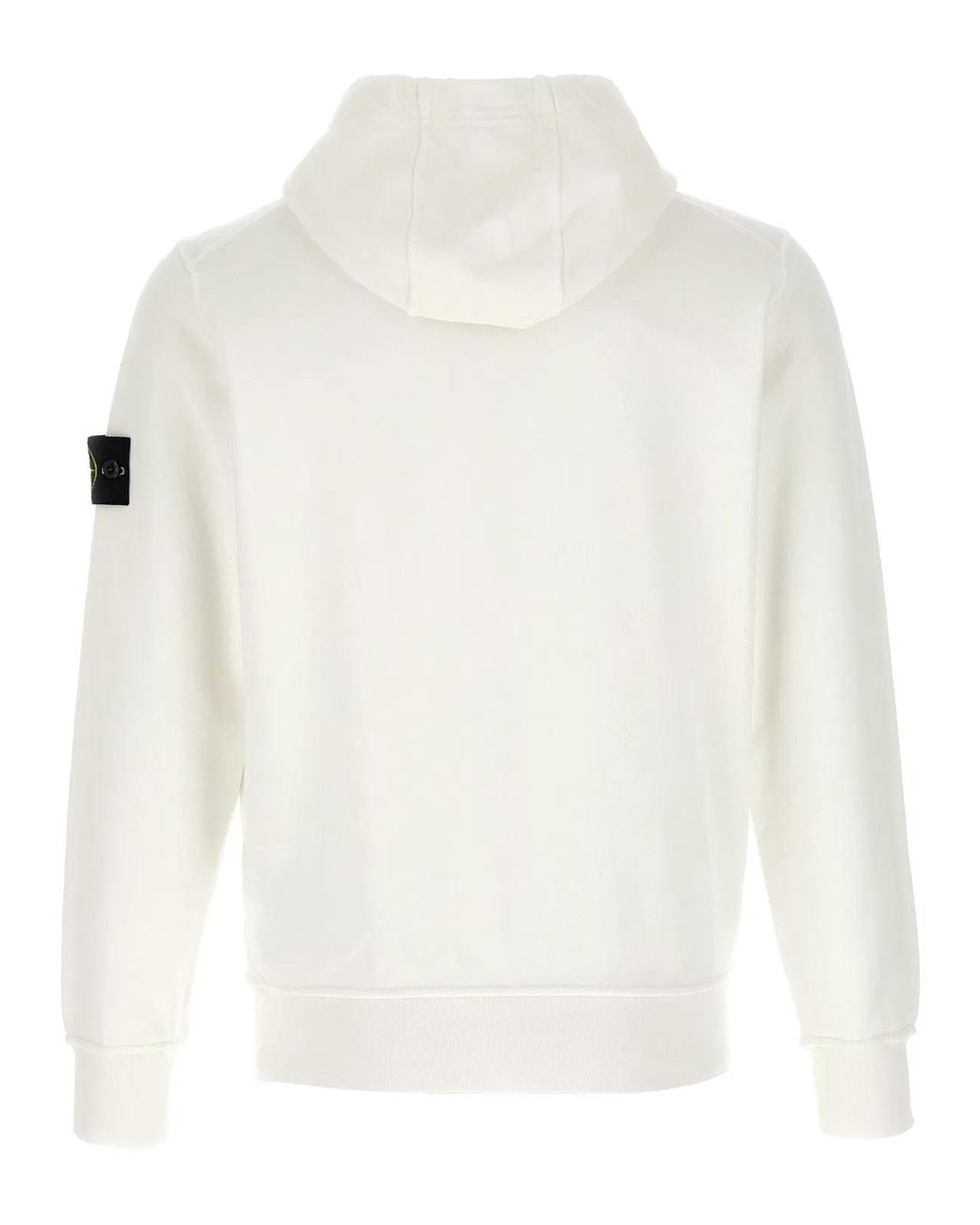 Stone Island White '6100062' Hoodie for men