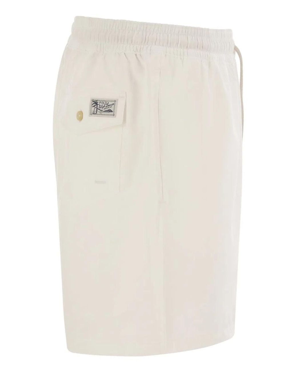Polo Ralph Lauren White Traveler Classic 14.6 Cm Beach Boxers for men