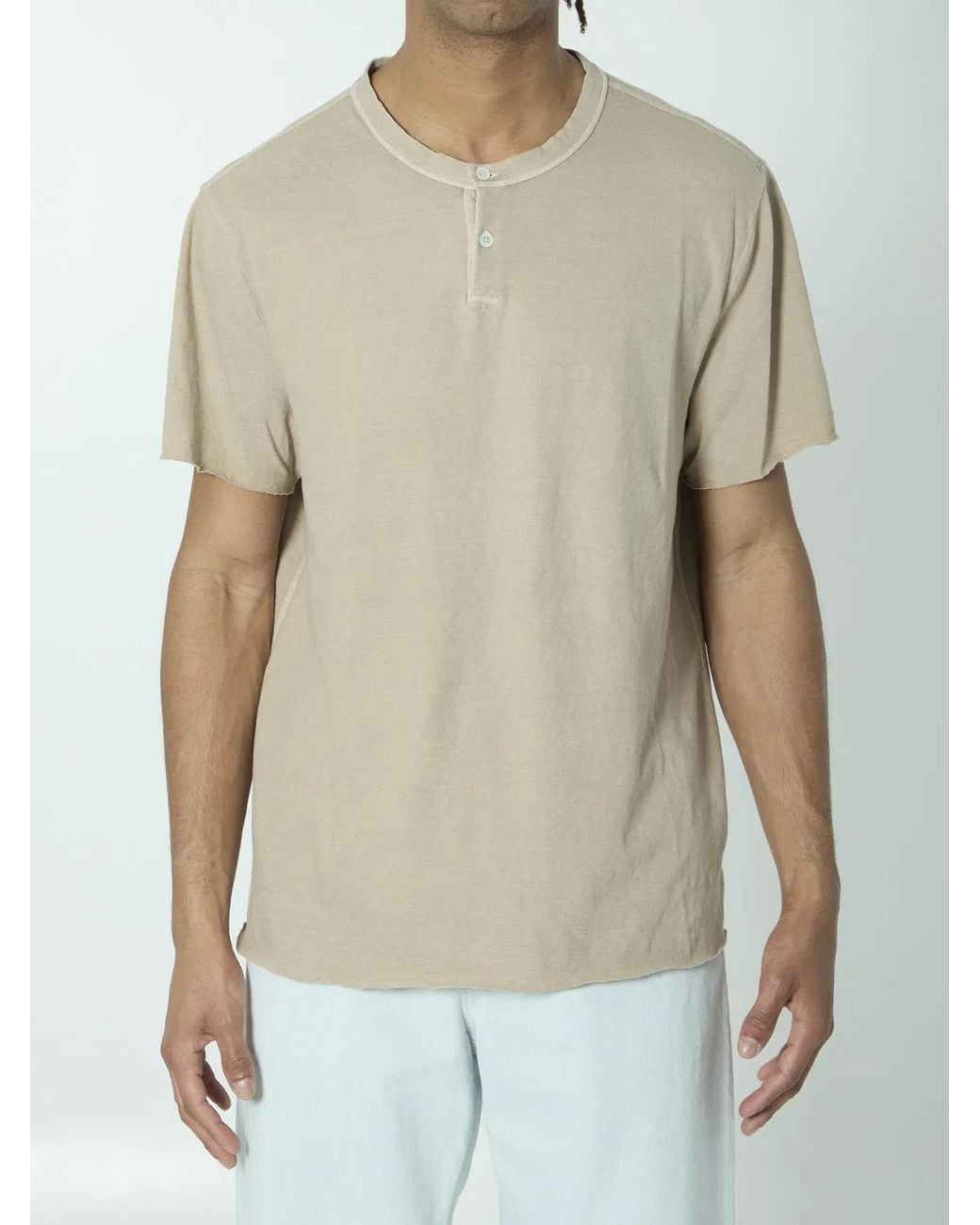 James Perse Natural Slub Jersey T-Shirt for men