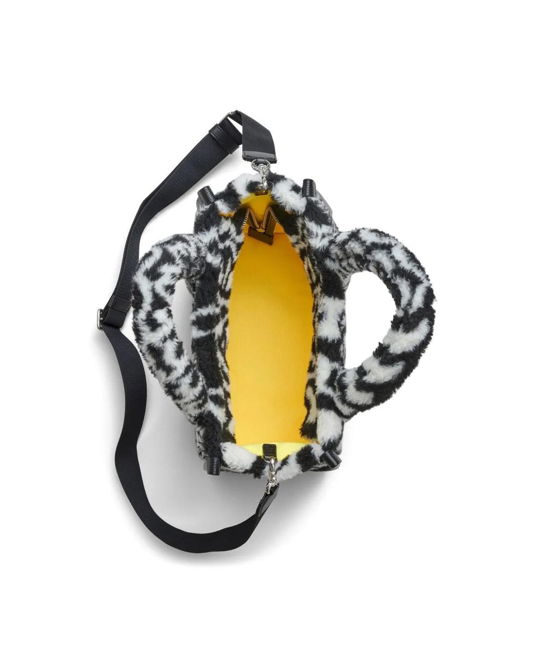 Marc Jacobs Black The Monogram Teddy Medium Tote Bag