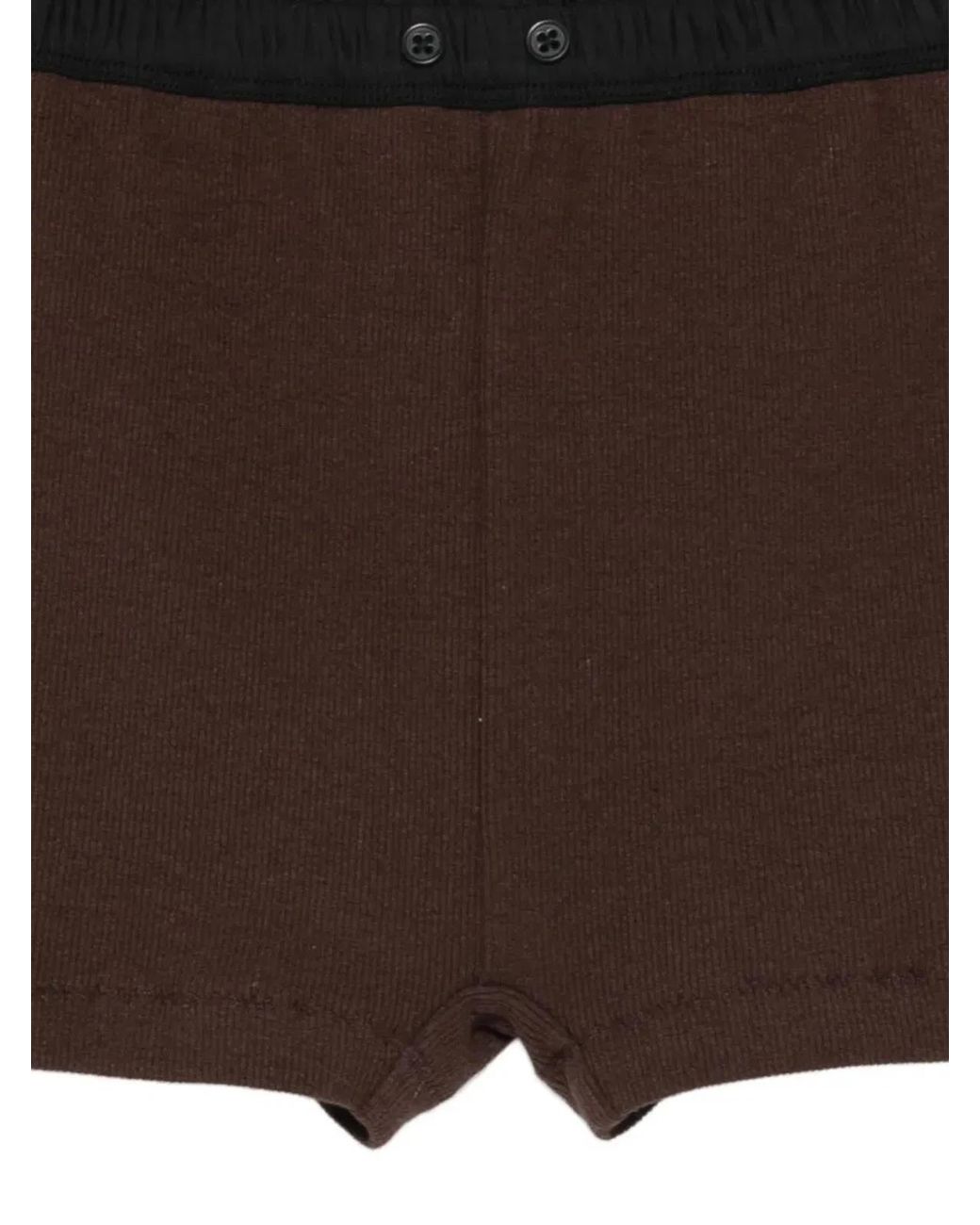 Entire studios Brown "Lounge" Short