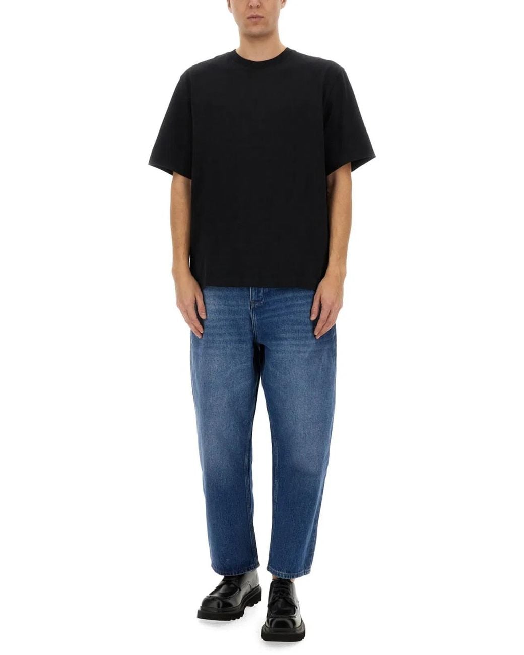 Studio Nicholson Black Tshirt Lay for men