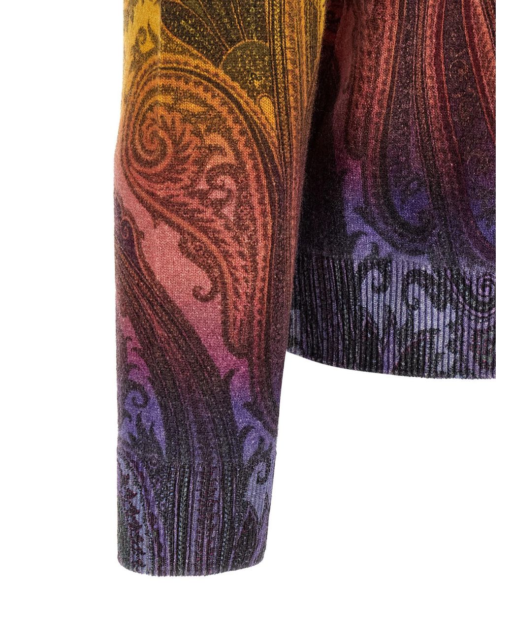 Etro Multicolor Paisley Dégradé Sweater for men