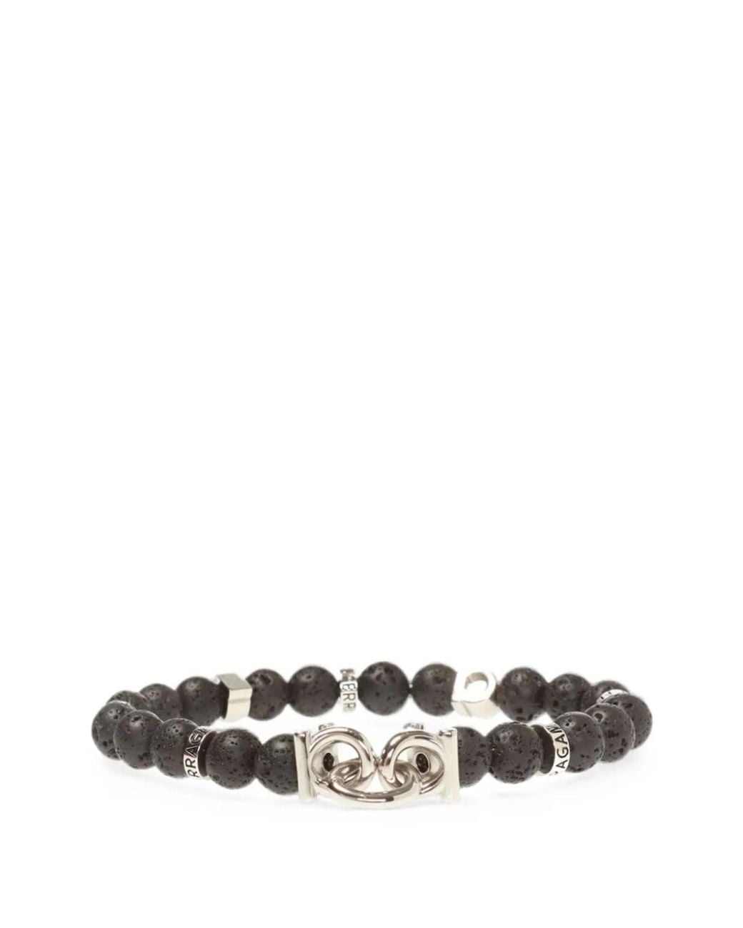 Ferragamo White Brass Bracelets for men