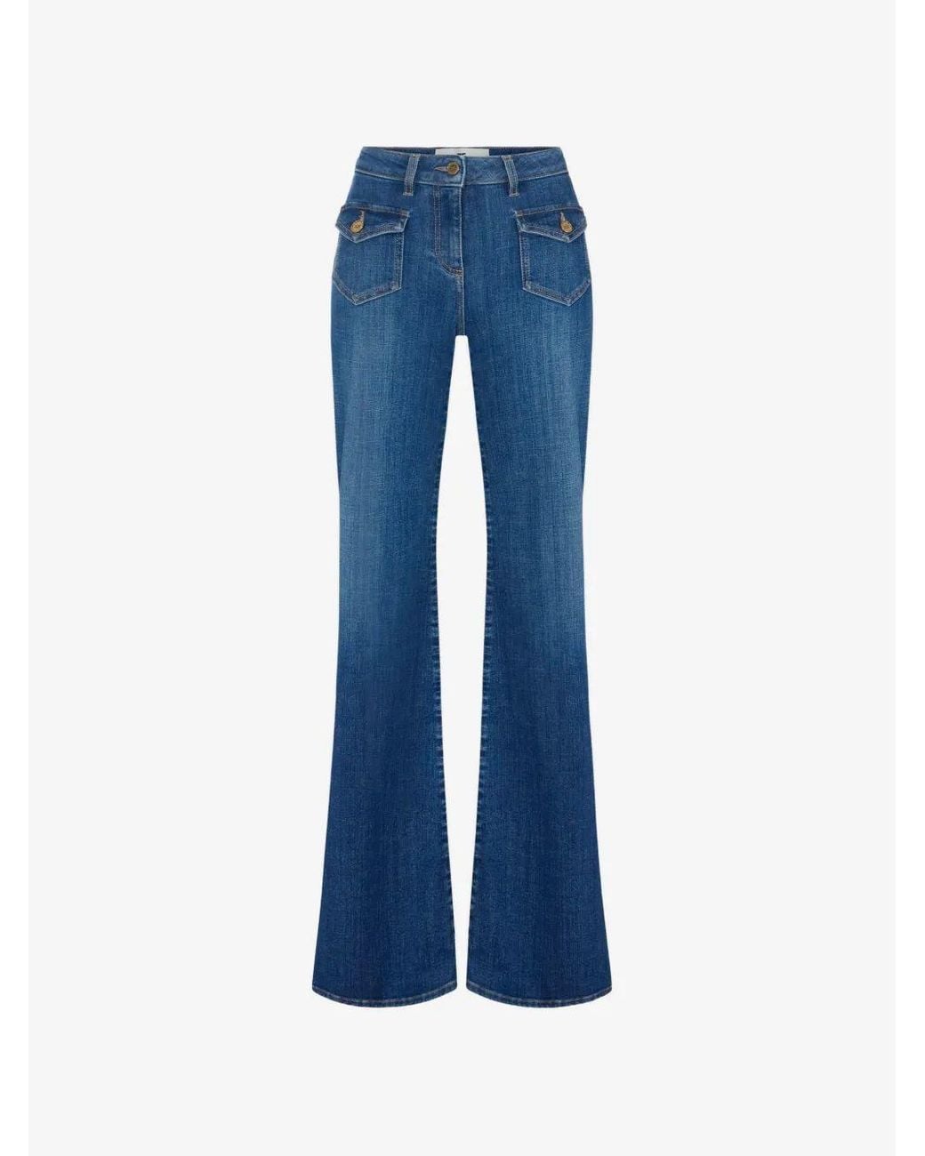Elisabetta Franchi Blue Pantalon Jeans