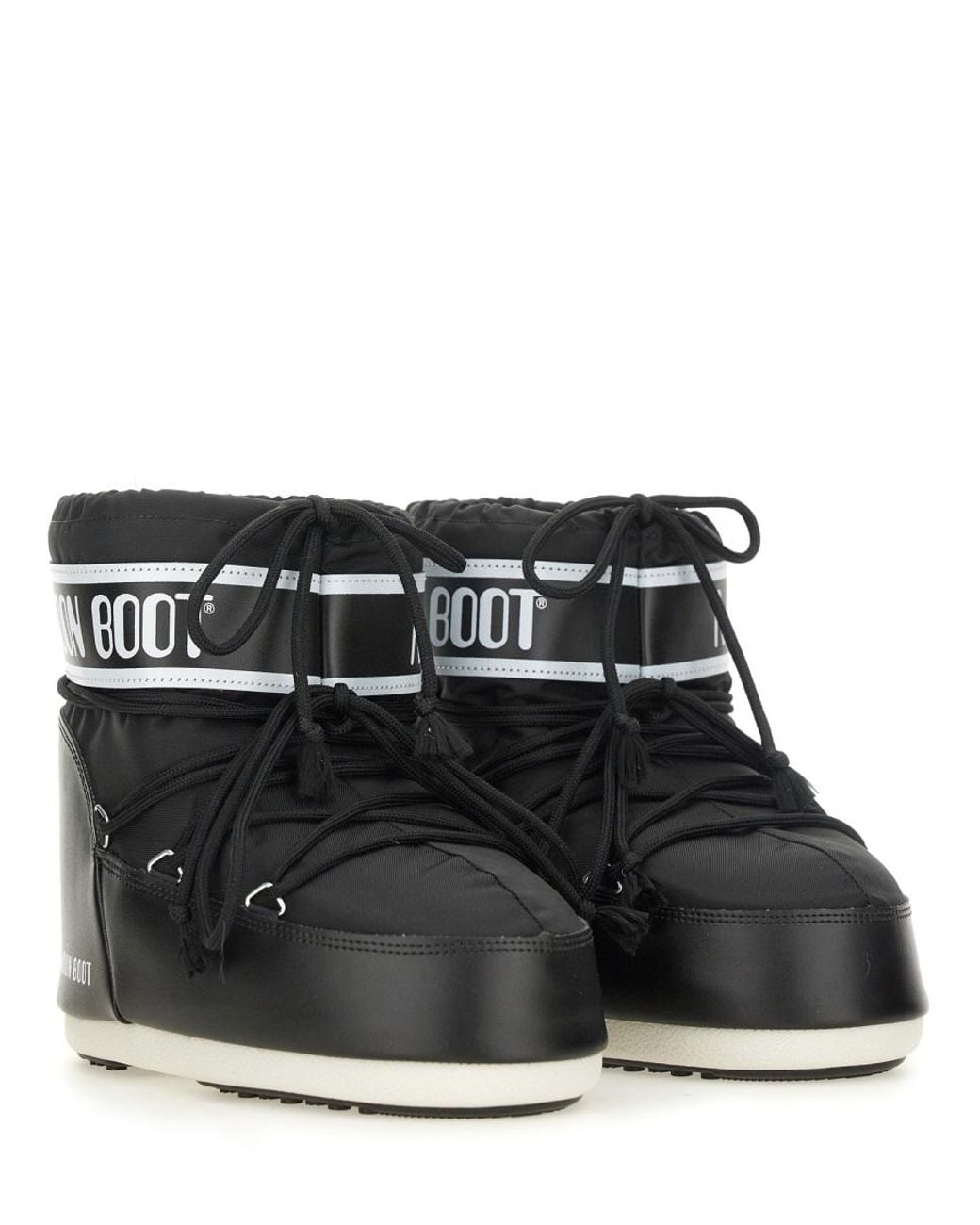 Moon Boot Black Stivale "Icon" Low
