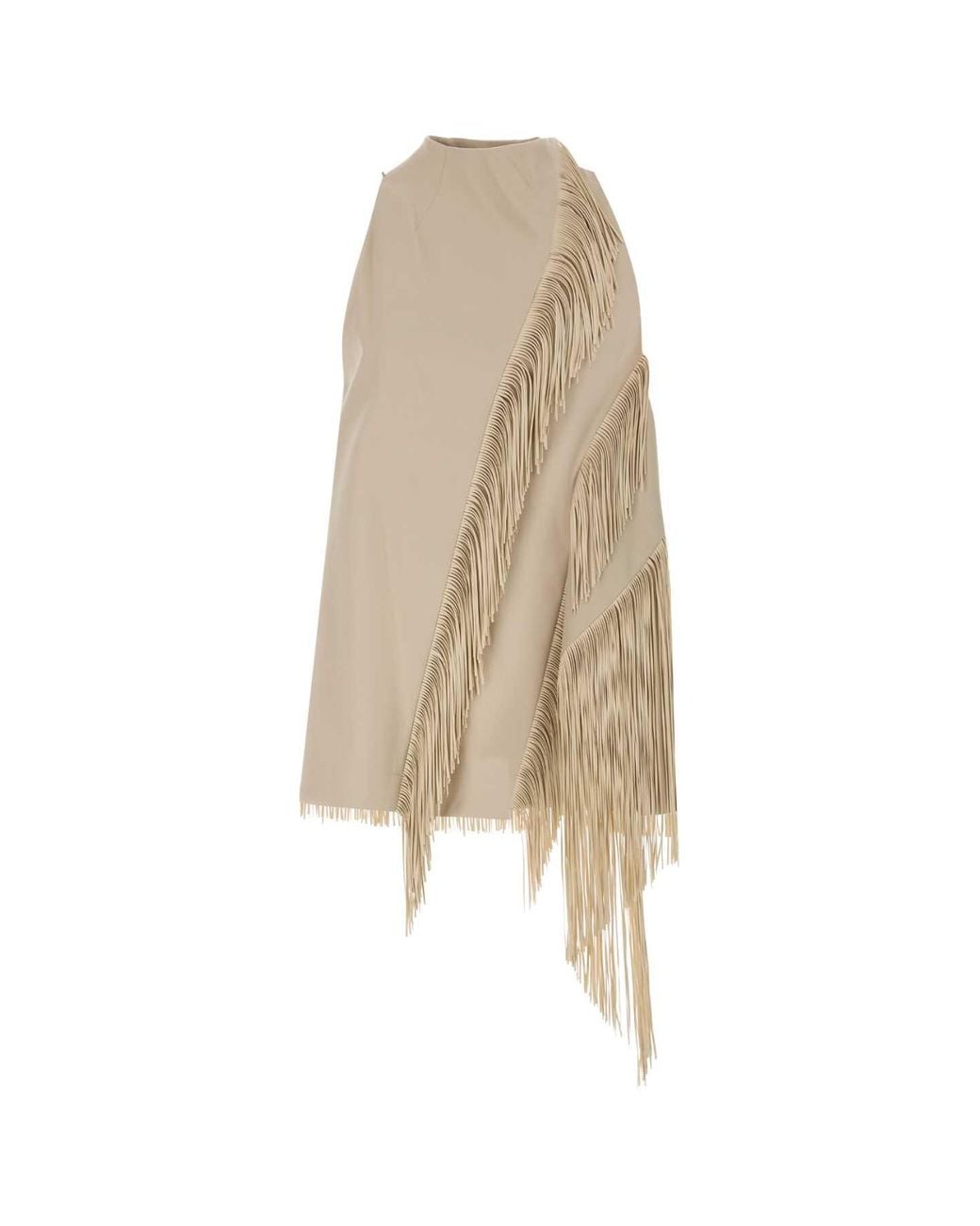 Sportmax Natural Sporty Cotton Mini Dress With Danzatore Detail