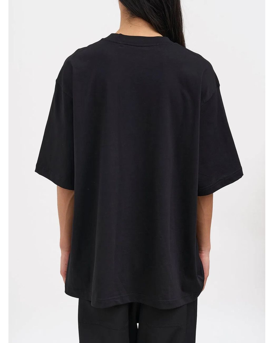 Isabel Benenato Black Cotton Crew Neck T-Shirt for men