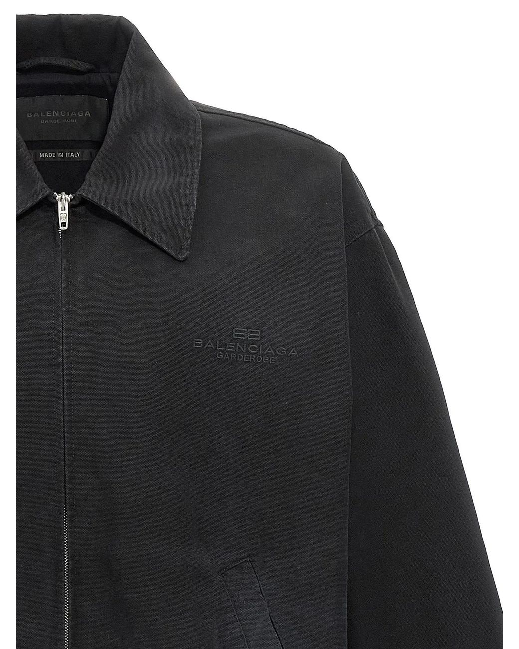 Balenciaga Black 'Bb Garderobe' Jacket for men