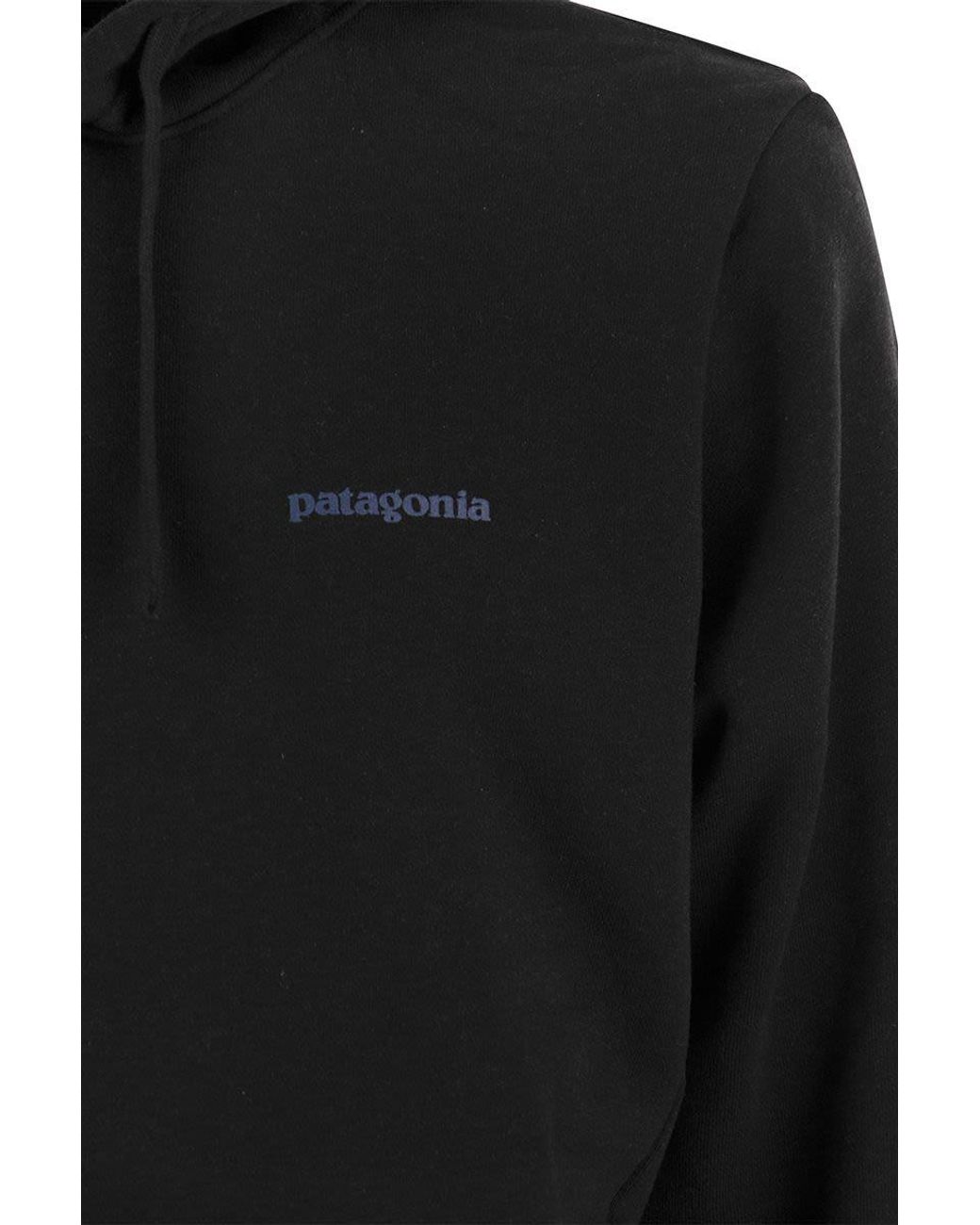 Patagonia Black Uprisal Logo Boardshort Hood for men