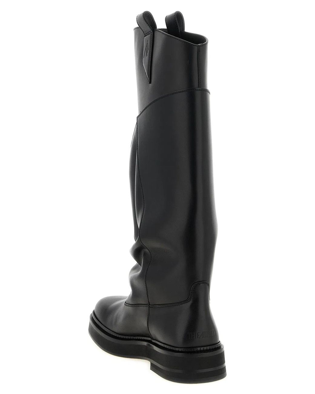 The Attico Black 'New Robin Passeggiata' Boots