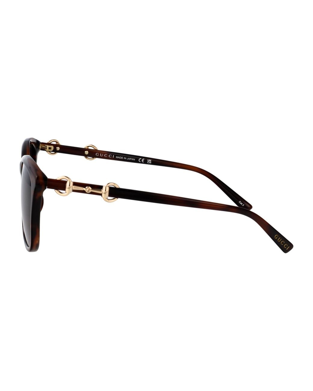 Gucci Brown Havana-Havana- Acetate Sunglasses