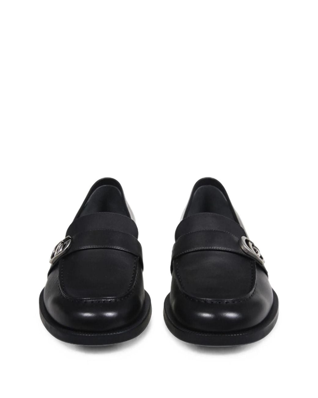 Gucci Black Mocassino Blk Loafers for men