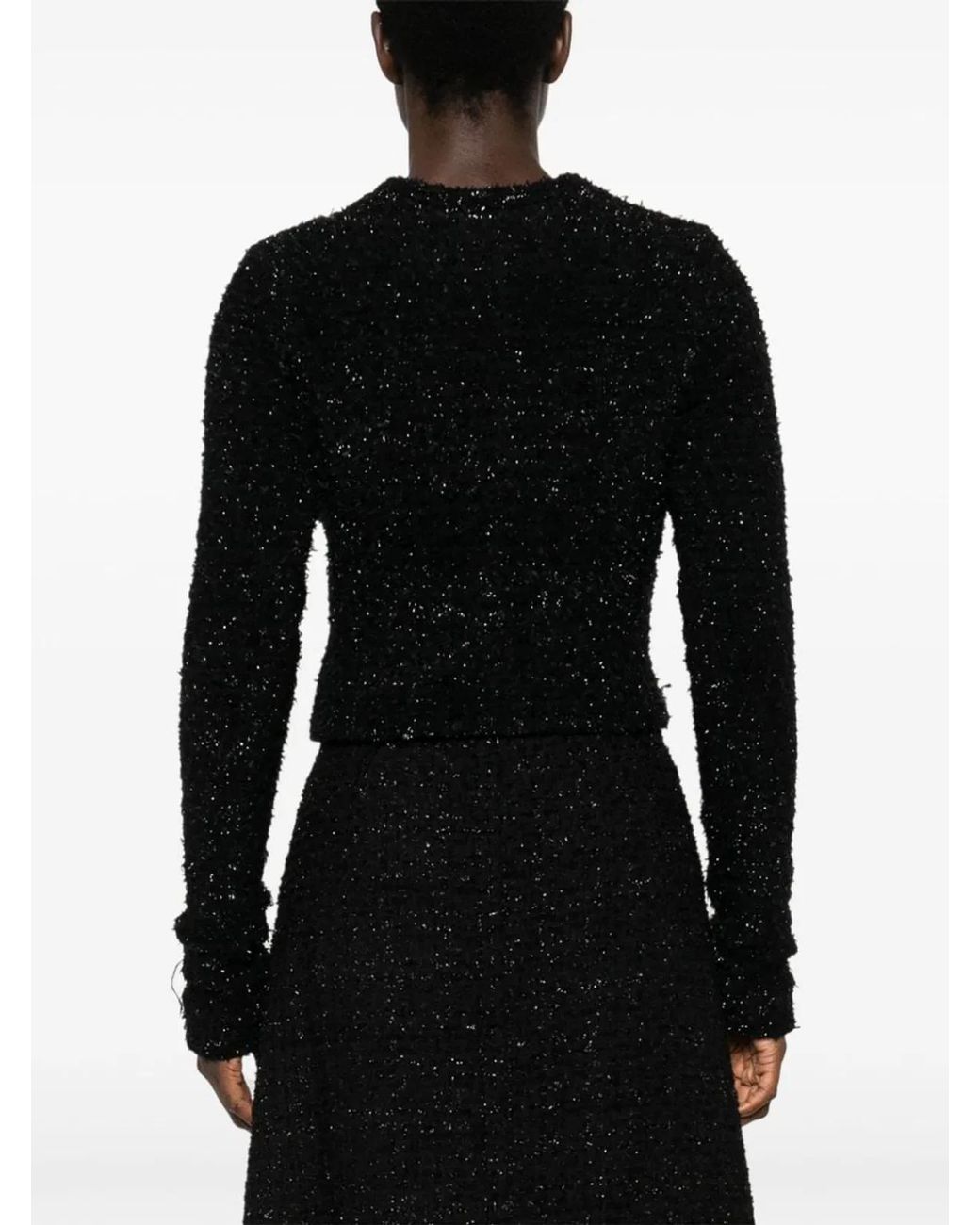 Balenciaga Black Cropped Jacket