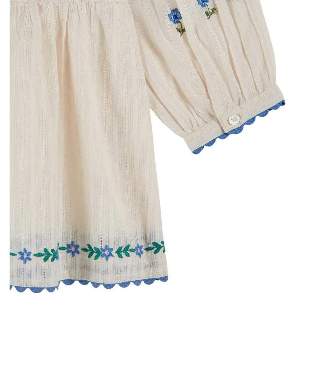 Emile Et Ida White Emile & Ida Vestito Blouse Brodee